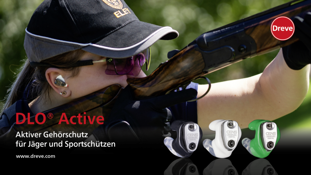 DLO® Active – Aktiver Gehörschutz für Jäger und Sportschützen