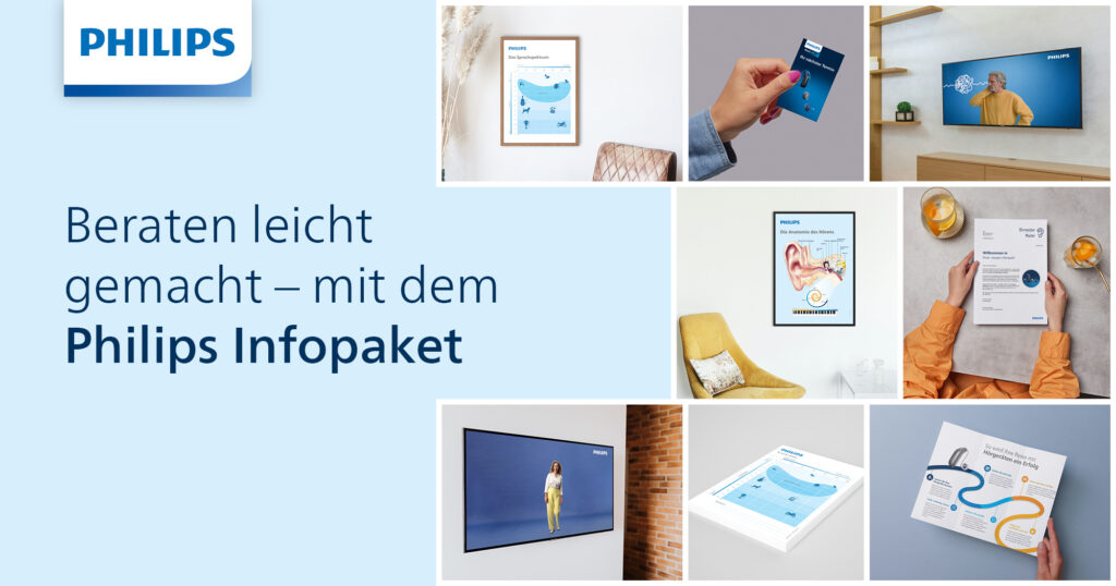 Philips Hearing Solutions stärkt Aufklärung im Hörakustik-Fachgeschäft: Neues Materialpaket für fundierte Beratung