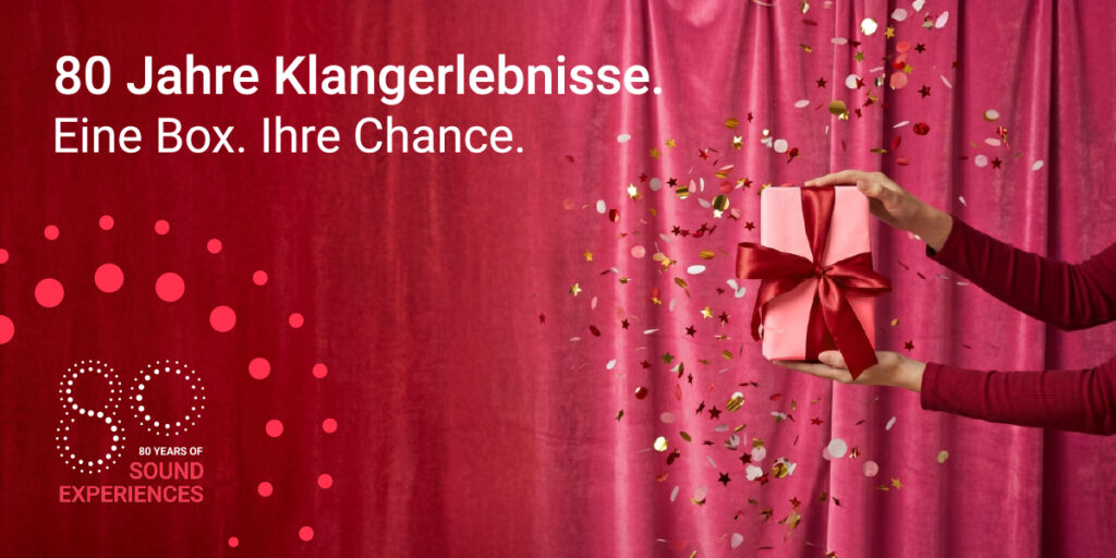 80 Jahre Bernafon: Freuen Sie sich auf die Jubiläumsbox!